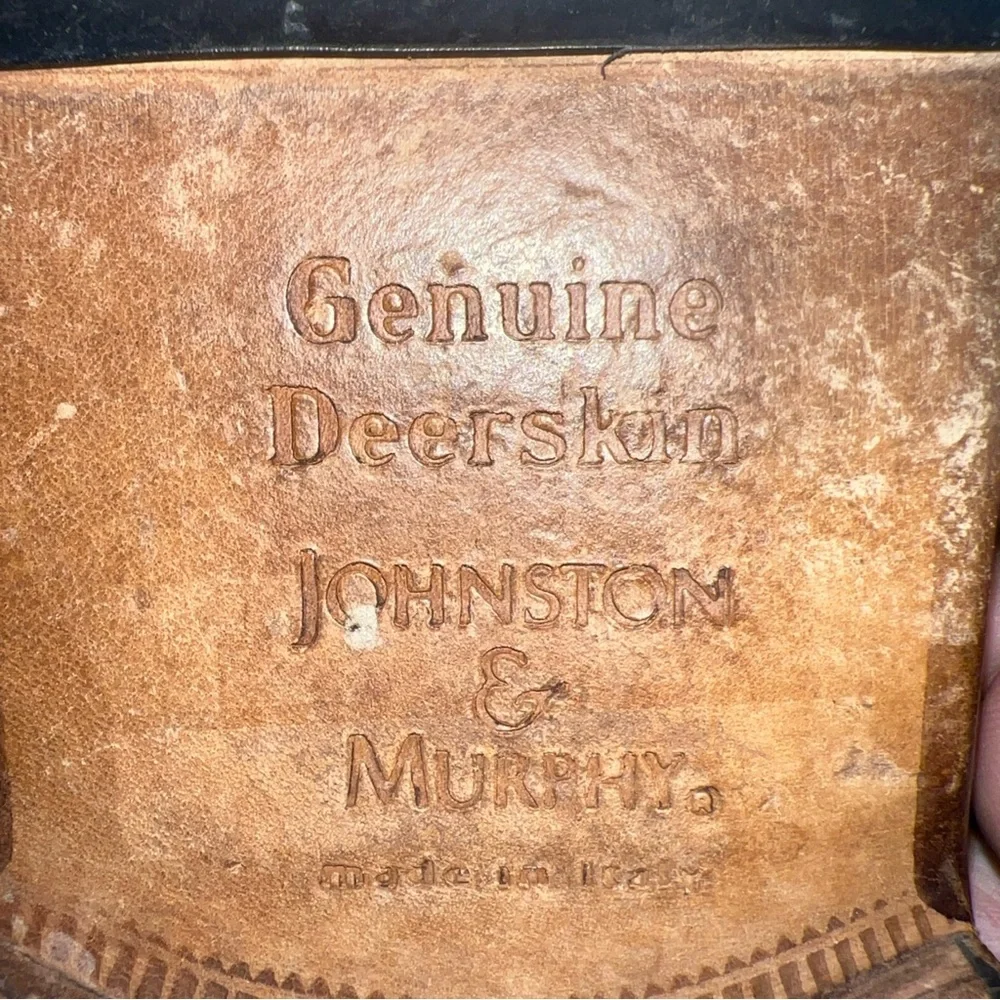 Johnston & Murphy Domani Brown Deerskin Leather Chukka Boots 24386